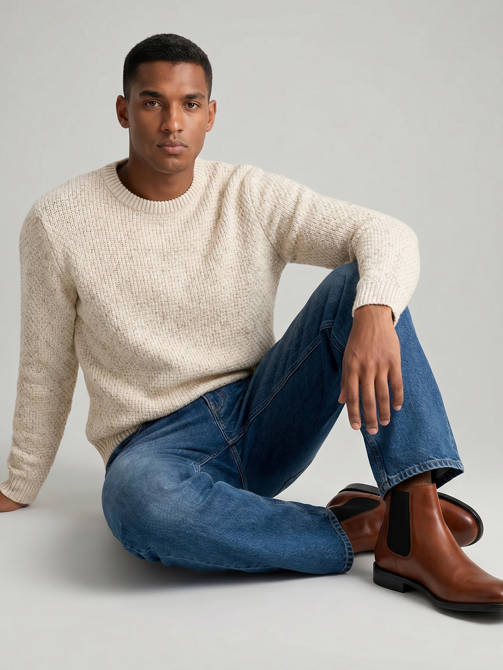 On-model lookbook shot